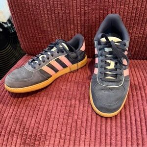 Adidas navy and Pink Sneakers